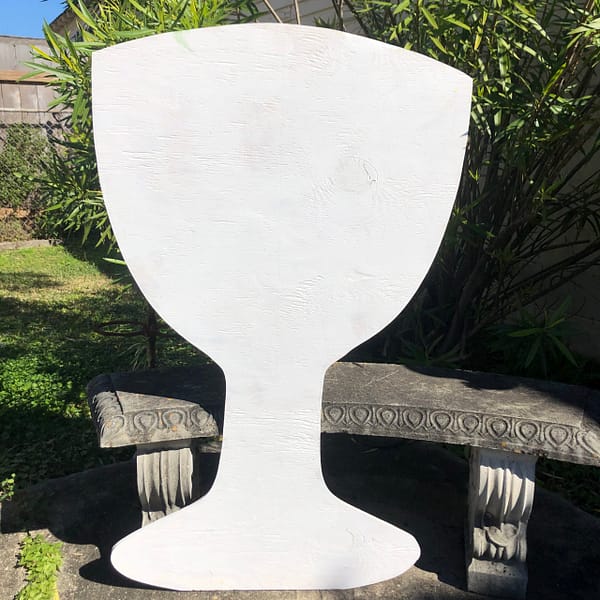 Mardi Gras Yard Art - Blank Glass Decoration