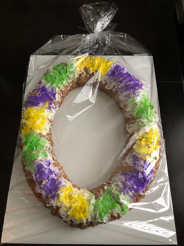 Mardi Gras King Cake Decoration